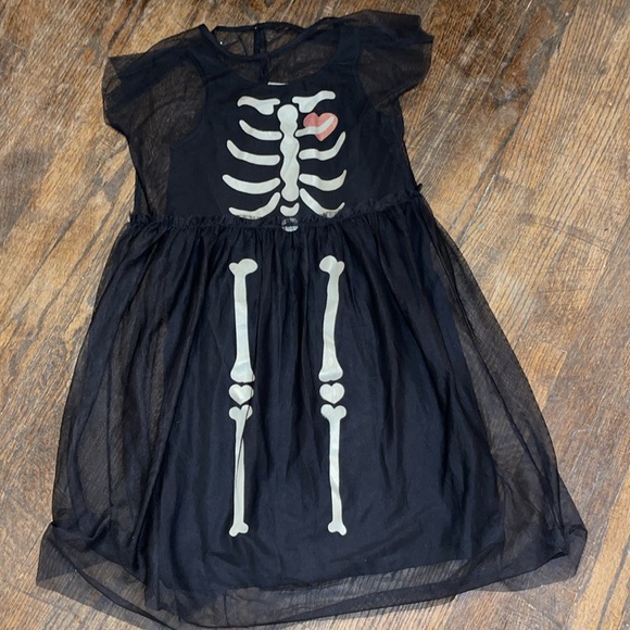 H&M Other - Girls size 6/7 H&M Halloween Skeleton dress costume